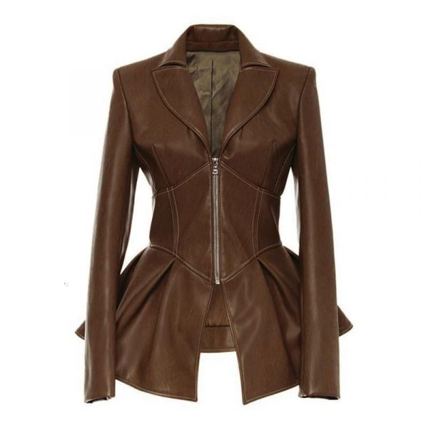 Veste en Cuir Victorienne