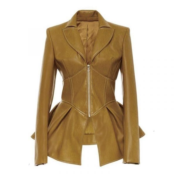 Veste en Cuir Victorienne