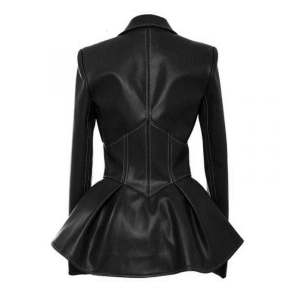 Veste en Cuir Victorienne