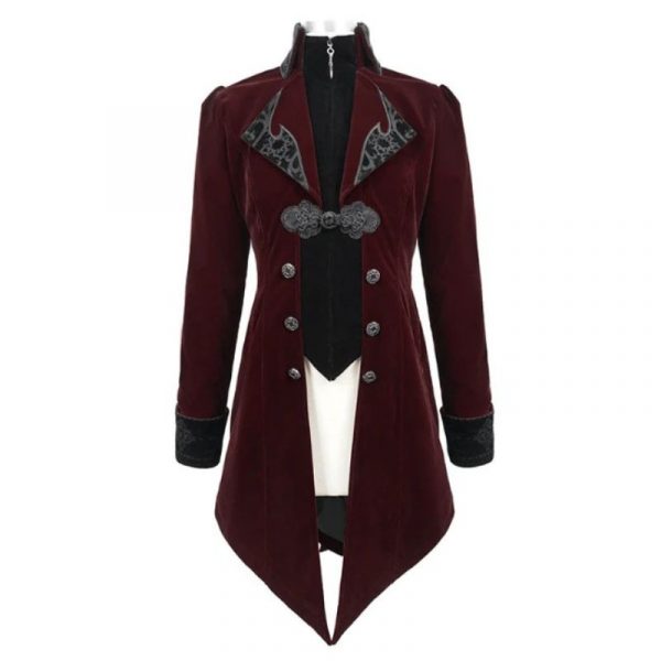 Veste Gothique Rouge Homme