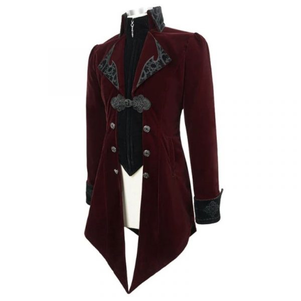 Veste Gothique Rouge Homme