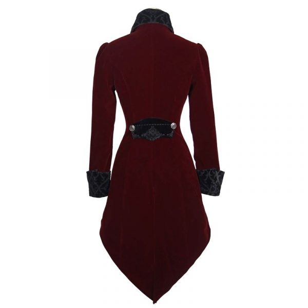 Veste Steampunk Rouge