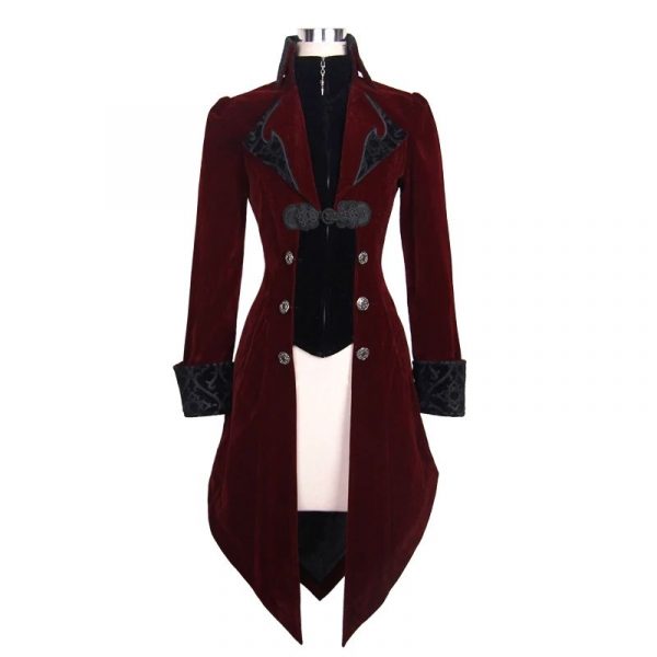 Veste Steampunk Rouge