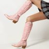 Bottes Daim Western Femme – Image 7