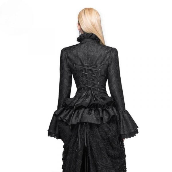 Chemise à Jabot Femme Gothique