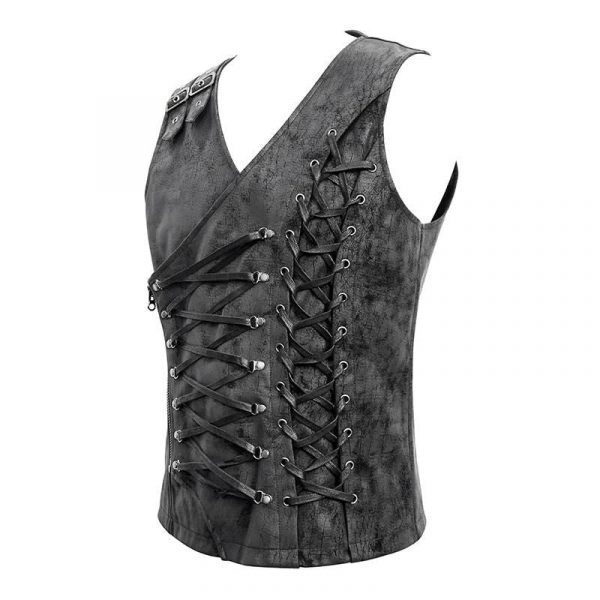 Corset Steampunk Homme Asymétrique