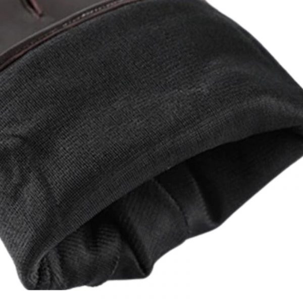 Gant en Cuir Marron pour Homme