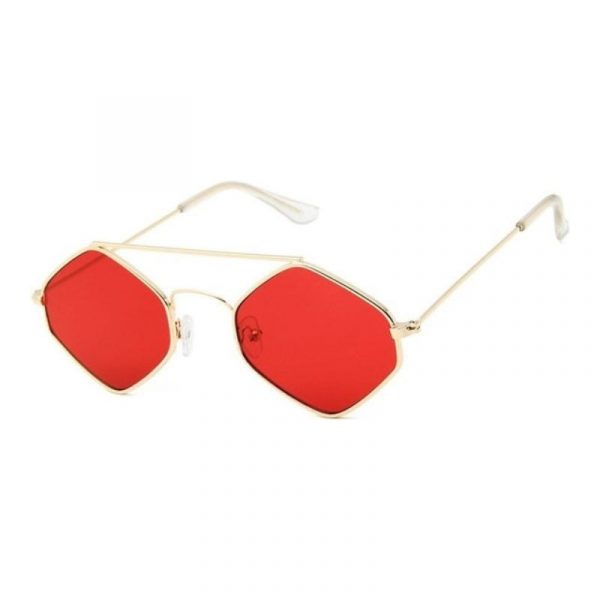 Lunettes de Soleil Hexagonale Femme