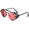 Lunettes de Soleil Rondes Steampunk – Image 3
