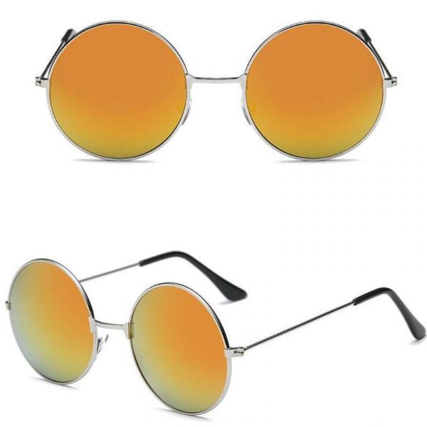 Lunettes de Soleil Ronde Vintage Femme