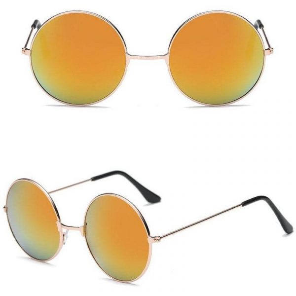 Lunettes de Soleil Ronde Vintage Femme