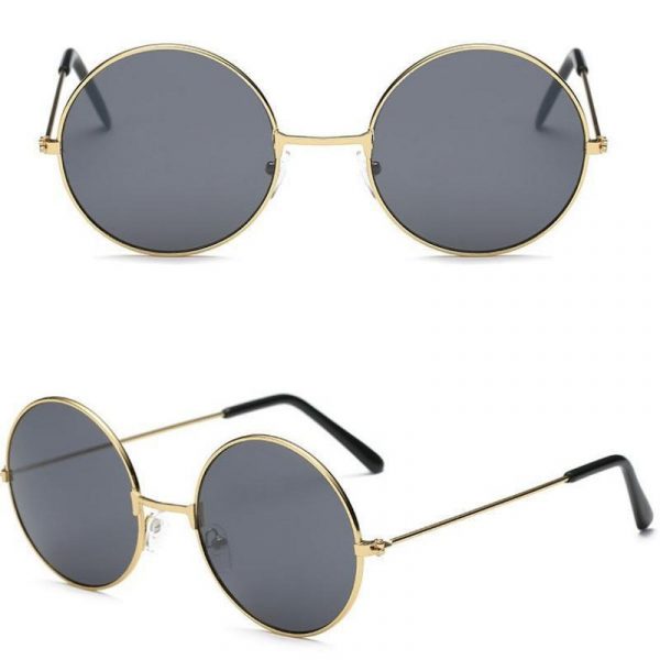 Lunettes de Soleil Ronde Vintage Femme