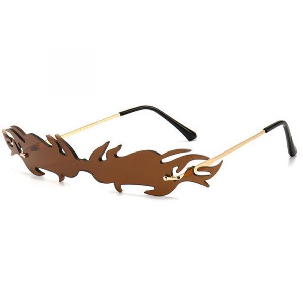 Lunettes de Soleil Steampunk Feu Homme / Femme