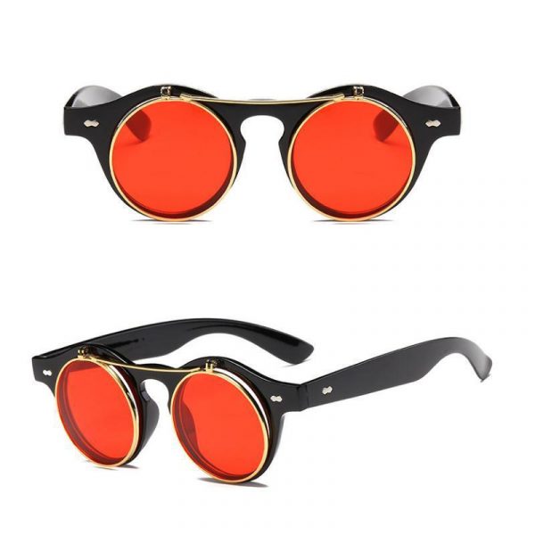 Lunettes de Soleil Steampunk Flip-up