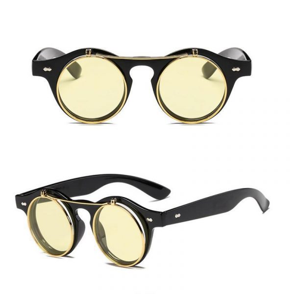 Lunettes de Soleil Steampunk Flip-up