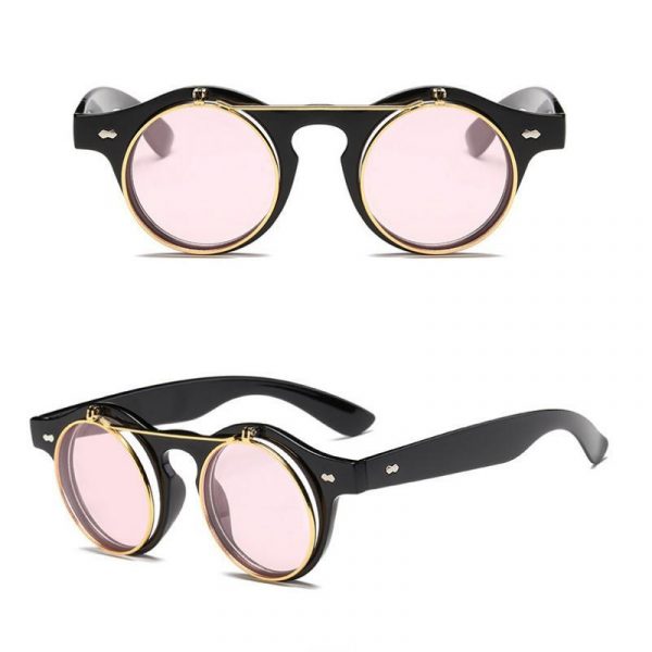 Lunettes de Soleil Steampunk Flip-up