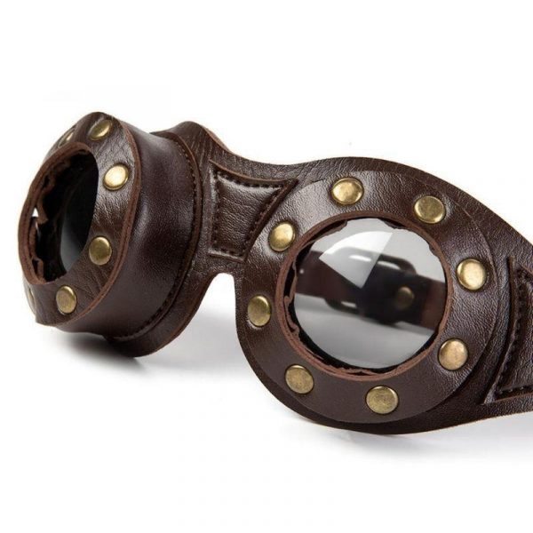 Lunettes Steampunk Cuir