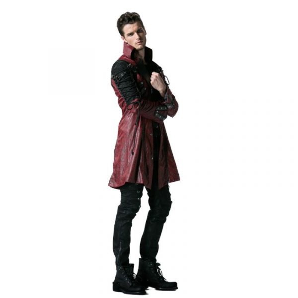 Manteau Long Gothique Homme