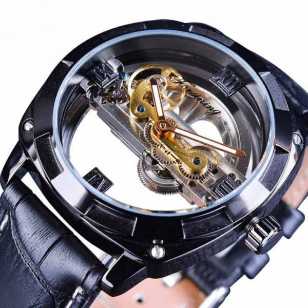 Montre Cadran Transparent Homme