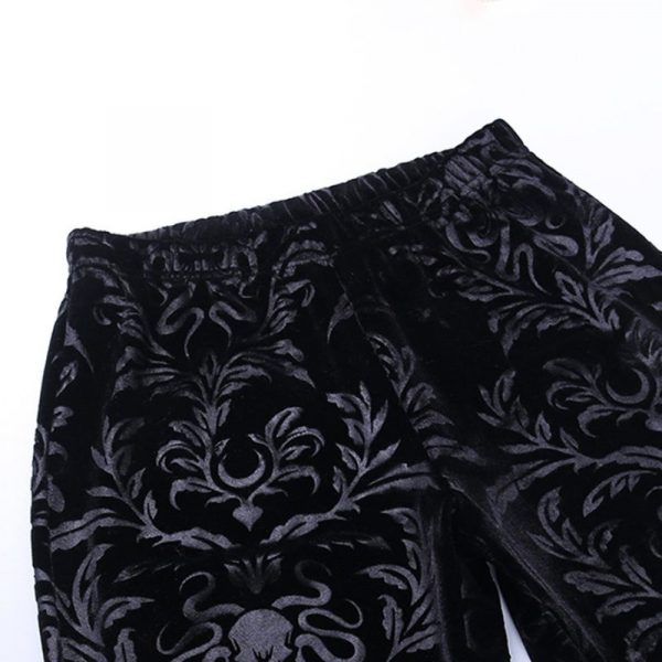 Pantalon Noir Femme Gothique