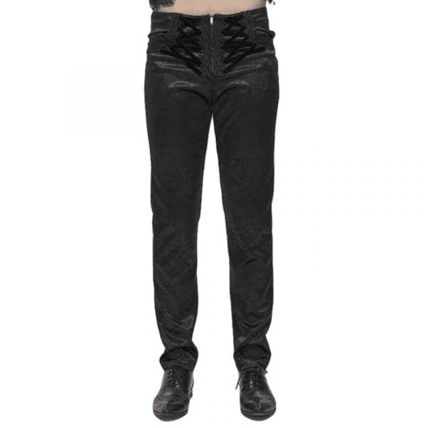 Pantalon Noir Gothique