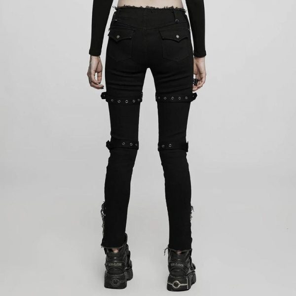 Pantalon Punk Femme