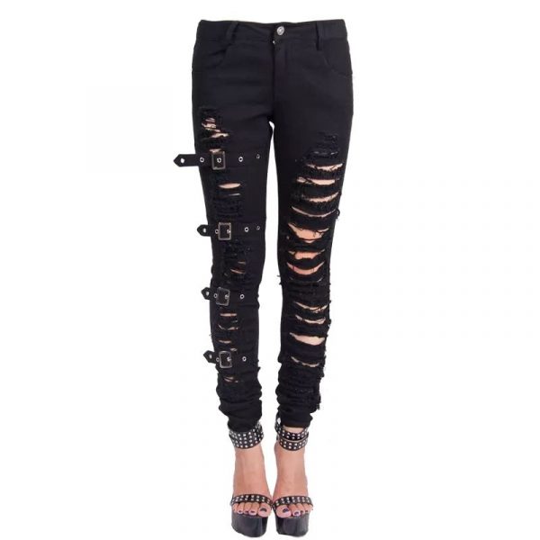 Pantalon Punk Gothique Femme