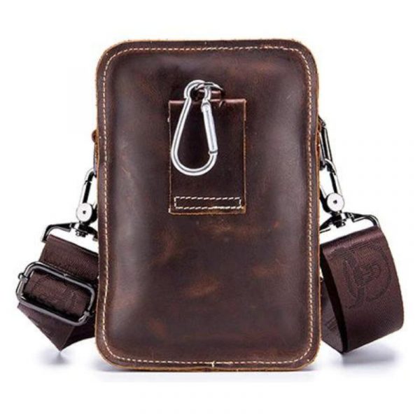 Pochette Cuir Homme Bandoulière