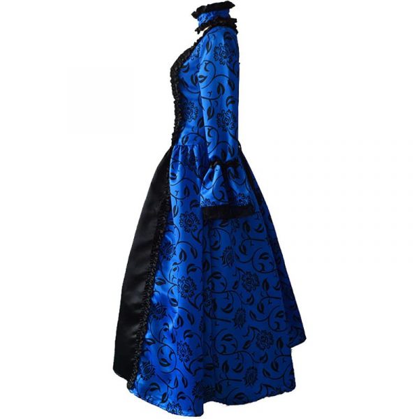 Robe Victorienne Bleue