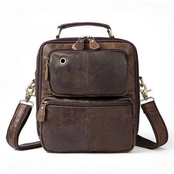 Sac Bandoulière Homme Cuir Vintage