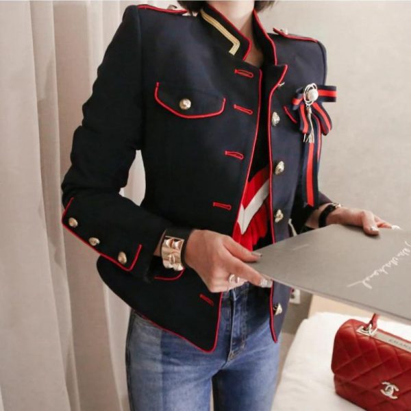 Veste Militaire Gothique Femme