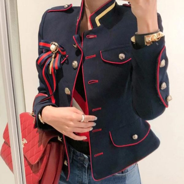 Veste Militaire Gothique Femme